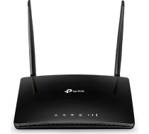 TP-Link TL-MR6400 WLAN Cat4 + N300 Mbps 4G LTE maršrutētājs (150 Mbit/s lejupielādes, 300 Mbit/s 2,4GHz), brīvi konfigurējams LAN/WAN ports), melns, 5 versija
