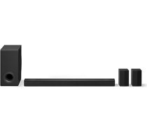 LG S80TR Intelligent Soundbar, 580 W jauda un 5.1.3 kanāli, divi bezvadu skaļruņi, 3 vertikālie skaļruņi, telpiskā skaņa Dolby Atmos un DTS:X, Hi-Res 24bit/96kHz