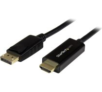 StarTech. com 5 m DisplayPort HDMI adapteris - 4K 30 Hz - DisplayPort HDMI kabelis - DP 1.2 HDMI monitora kabeļa pārveidotājs - DP bloķēšanas kabelis - Pasīvais DP HDMI kabelis (DP2HDMM5MB)