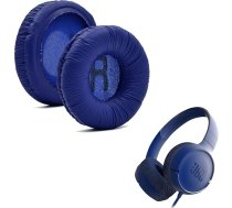 Actpe Ausu spilventiņi priekš JBL Tune 600 BTNC 500BT T450 Rezerves ausu spilventiņi ar proteīna ādas un atmiņas putām priekš JBL Tune T450BT 500 JBL JR300 austiņām Blue