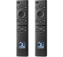 2 iepakojuma tālvadības pults Samsung televizoram Saderīgs ar visām 2018-2025 Samsung Smart TV sērijas televizoru rāmi: Neo, OLED, QLED, Crystal UHD, Frame.