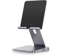 Anker 551 8-in-1 USB-C centrmezgls, salokāms stiprinājums, barošanas padeve, 4K HDMI, 2 USB-A datu porti, 3,5 mm AUX, MicroSD/SD atmiņas kartes ligzda, piemērots iPad Pro un USB-C planšetdatoriem