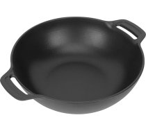 WELL GRILL čuguna panna Wok grila gāzei Weber Gourmet BBQ System un Weber 57 cm ogļu grilam, Wok panna vistas cepšanai sulīgai grilēšanai ar vistas gaļu, BBQ piederumi