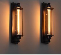 Mūsdienu rūpniecības metāla cauruļu retro sienas lampas griestu gaisma Motend Vintage stila retro lampa 17,72 collu augstuma sienas gaismas ūdens caurules Steampunk dizains flautas mākslas apgaismojums