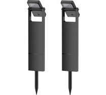 Lumisky Pack of 2 Solar Lights for Planting, LED, Warm White, Brity, Augstums 49 cm, āra apgaismojums, Saules gaisma dārzam, ceļam