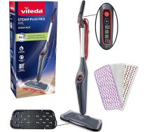 Vileda Steam Plus Pro XXL tvaika tīrītājs | iznīcina līdz 99,9 % baktēriju un vīrusu | jutīgām grīdām | 4 tvaika līmeņi | uzglabāšanas paklājiņš | eko iepakojums
