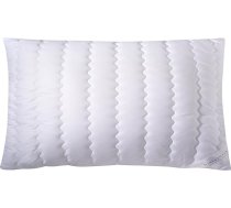 billerbeck Pillow S20 - Spilvens 40 x 80 cm - Spilvens ar vidēju atbalstu - Flackis šķiedras bumbiņas, 100% poliesters, balts