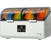 SainSmart Creality SpacePi X4 filamentu žāvētājs, divas neatkarīgas kameras, 4 spoļu ietilpība, žāvēšana 75°C augstā temperatūrā, inteliģentais enerģijas taupīšanas režīms, 3D printera filamentu dehidrators