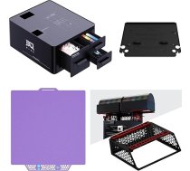 BIGTREETECH BIQU Panda Den+Panda Perch AMS-Ständer+CryoGrip Pro Glacier-Purple Panda Build Plate+Panda Diaper PX für Bambu-Lab P1S P1P X1C X1E 3D-Drucker