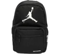 NIKE Jordan Flight Club mugursoma – melna, 45 x 30 x 15 cm, tilpums 30 litri, ar nodalījumu 13 collu klēpjdatoram, polsterēti plecu siksnas