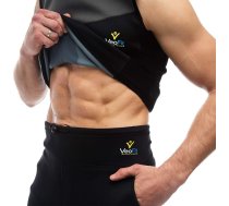 VeoFit sviedru krekliņš svara zaudēšanai — ideāls neoprēna saunas vestīte vīriešiem ātrai svara zaudēšanai bez muskuļu masas zuduma. Izmēri: S–XXXL. Bonuss: fitnesa rokasgrāmata un soma pārnēsāšanai