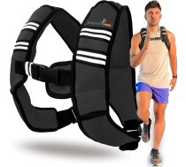 Svara veste ar noņemamiem dzelzs svariem (6 lb, 10 lb, 12 lb, 25 lb, 35 lb, 45 lb, 60 lb) vīriešiem un sievietēm, paredzēta vingrošanai un fitnesa treniņiem