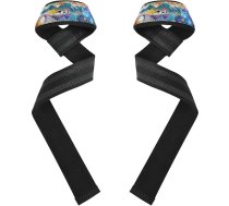Svarcelšanas jostas ar abstraktu, krāsainu akvareļa motīvu, 66 cm, neoprēns, polsterētas, paredzētas svarcelšanai, fitnesa zālei, muguras celšanai, treniņiem