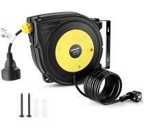 Himimi automātiskais kabeļu rullis 13 m, 1250 W ~ 2000 W kabeļu rullis, 10 m + 3 metru barošanas bungas kabeļu rullītis, pagarinātājs, āra sienas montāža, aizsardzība pret pārslodzi, sienas un griestu montāža, pagriežams 180° leņķī