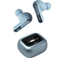 JBL Live Beam 3 bezvadu austiņas ar Bluetooth, 48 stundu akumulatora darbības laiks, True Adaptive Noise Cancelling un augstas izšķirtspējas JBL Signature Sound, IP55 ūdensizturīgas, ar ausu aizbāžņiem, zilas krāsas