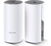deco e4 (2 gab.) divjoslu (2,4 ghz/5 ghz) wi-fi 5 (802.11ac) balts, iekšējais pelēks