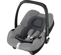 Maxi-Cosi CabrioFix i-Size zīdaiņu autokrēsliņš 0–12 mēnešiem, maksimālais svars 12 kg, viegls i-Size bērnu krēsliņš (3,2 kg), saules aizsargs, polsterēts sēdeklis, piemērots daudziem Maxi-Cosi ratiņiem, krāsa: pelēka