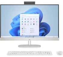 Hp 27-cr0232nw aio ryzen 5 7520u 27.0" fhd ips ag 300nits 16gb ddr5 ssd512 radeon 610m lan win11 2y apvalks balts