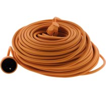 Zenitech - Pagarinātājs 16A HO5VV-F 2x1.5mm² - Ideāli piemērots zāles pļāvējiem un griliem - Noturīgs pret laikapstākļiem - Atbilst NF un CE standartiem - Oranžs - Garums 45 m