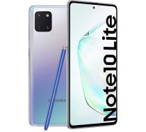 Samsung SM-N770FZSDDBT Galaxy Note10 Lite 128 GB 6 GB viedtālrunis Aura Glow Vācu versija Sudraba krāsā