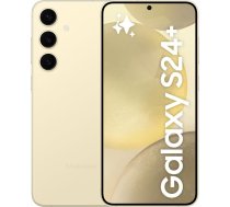 Samsung Galaxy S24+ AI viedtālrunis, Android mobilais tālrunis bez līguma, 12 GB RAM, 256 GB atmiņa, 50 MP kamera, ilgs akumulatora darbības laiks, dzeltens dzeltens