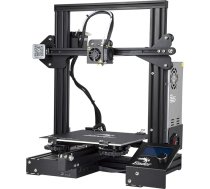 Creality Ender 3 3D printeris, DIY, studentiem/dizaineriem/amatniekiem, V-profils, precīza drukāšana, filamenta padeve un karstās gultnes dizains, drukāšanas atsākšana, barošanas avota aizsardzība, 220 x 220 x 250 mm