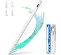 Zīmulis Apple iPad 2018-2025 ar ātrās uzlādes funkciju, plaukstas atmešanas un slīpuma jutības funkciju, zīmuli iPad, kas saderīgs ar i Pad 11/10/9/8/7/6, Pro M4/12.9/11/13, Air 3/4/5/M2/M3, Mini 7/6/5, Mini 7/6/5