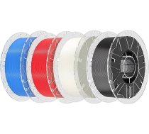 Creality Hyper PLA RFID filaments 1,75 mm, 4 kg, ātrgaitas 3D drukāšana (30-600 mm/s), saderīgs ar K2 Plus Combo CFS, melns, balts, sarkans, sarkans, zils