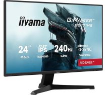 iiyama G-Master Red Eagle G2471HS-B1 Fast IPS LED spēļu monitors 60,5 cm 23,8 collu Full HD 240 Hz HDMI DP 0,3 ms G-SYNC Black