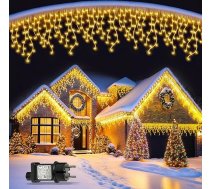 BLOFUN āra pasaku gaismas, 20 m, 720 LED, Ziemassvētku apgaismojums, IP65 ūdensizturīgs ar taimeri un 8 režīmiem, silti balts, Ziemassvētku eglītei un dekorēšanai, silti balts
