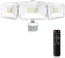 MEIHUA 70 W LED prožektors ar kustības sensora tālvadības pulti 700-6850LM IP66 ūdensnecaurlaidīgs prožektors 6500 K Trīs galvas 180° regulējams lukturis āra dārza garāžai sporta laukumam