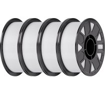 Creality PETG filaments 1,75 mm, Ender 3D printeru filaments PETG, augsta precizitāte, augsta izturība, bez smaržas, izturīgs pret mitrumu, 4 kg, balts