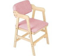 homewell Height-Adjustable Student Chair, Children and Teenagers Chair, Office Chair with Adjustable Back and Seat, Ergonomic Chair, 48 x 46 x 78 cm (Pink)
