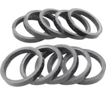Velosipēda starpliku komplekts (10 gab.), 5 mm, šosejas velosipēdam, 3K pilnībā oglekļa šķiedras, galvas daļas diski, kalnu velosipēda stūres statņa starpliku komplekts, MTB velosipēda detaļas