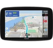 TomTom Camper Navigation GO Camper Max 2. paaudzes navigācija (7 collu displejs, punkti autofurgoniem un treileriem, atjauninājumi, izmantojot Wi-Fi, TomTom Traffic, transportlīdzekļu profilu saglabāšana, pasaules kartes, izvairīšanās no vides zo