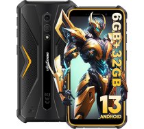 Ulefone Armor X12 Āra viedtālrunis Android 13 Go 6GB + 32GB/256GB SD 4860mAh 5,45" HD+ 13MP + 8MP IP68 izturīgs mobilais tālrunis bez līguma Būvlaukuma mobilais tālrunis 4G Dual SIM NFC GPS 2 gadu garantija - Orange