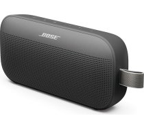 Bose SoundLink Flex SE pārnēsājamais Bluetooth skaļrunis (2. paaudzes), pārnēsājams āra skaļrunis, ūdens un putekļu izturīgs, ar reālistisku skaņu, bez mikrofona, līdz 12 stundu akumulatora darbības laiks, melns