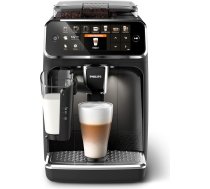 Philips 5400 sērijas pilnībā automātiskais kafijas automāts - Espresso automāts 12 dzērieniem, ātrās tīrīšanas LatteGo sistēma, intuitīvs TFT displejs, regulējami kafijas iestatījumi (EP5441/50)
