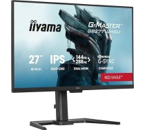 iiyama G-Master Red Eagle GB2771UHSU-B1 68,6 cm 27 collu IPS LED spēļu monitors Duālais režīms 4K UHD 144 Hz vai FHD 288 Hz 0,8 ms HDMI DP USB 3.2 USB 3.2 USB-C G-SYNC HDR400 Augstuma regulēšanas šarnīrs Melns