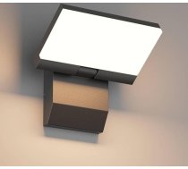 K-Bright 24 W āra sienas lampas, ūdensizturīga IP65 LED āra lampa, silti balta 3000 K āra sienas lampa, 220 V āra sienas lampa priekšdurvīm, dārzam, terasei, melna