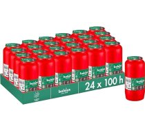 Bolsius kapu gaisma - sarkana - 24 gabali - degšanas laiks 4 dienas - bēru sveces un piemiņas sveces - tīra degšana - bez palmu eļļas
