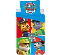 "Paw Patrol" bērnu gultasveļas 2 daļu komplekts Segas pārvalks 100 x 135 cm + spilvendrāna 40 x 60 cm, 100% kokvilna Oeko-Tex
