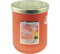 Sirds & Mājas aromātiskās sveces burka 320g / 75h Persiku kaislība