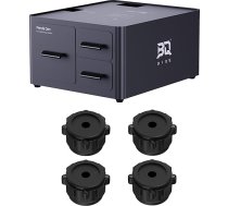 BIQU Panda Panda Den Filament Abfalllagerbox + 4*Panda Cushion XP Stoßdämpfende Füße für Bambu-Lab P2S/P1P/P1S/X1C/X1E 3D-Drucker