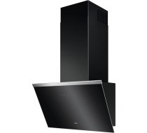 AEG DVE5661HB 60cm A Series 7000 Headless Wall Cooker Hood with Hob2Hood Extractor & Recirculation High Performance Motor Intensive Level Max 500m3/h/min 64 - Max 74dB(A) Touch Control Black