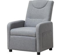 Thanaddo Recliner Chair, TV Chair, Recliner Chair with Reclining Function, Single Lounger Armchair, 140° Adjustable Backrest, Ergonomic Lounge Chair up to 160 kg for Living Room, Home Cinema, Linen Grey