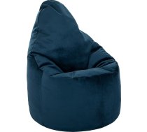 Loft 25 Capriccio Velvet Bean Bag Chair, Premium Velvet Bean Bag for Indoor Use for Home and Living Room, Ergonomic Design for Body Support (Bean Bag, Pacific)