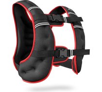 Hop-Sport svara veste skriešanai 10 kg – neoprēna ar smilšu pildījumu, atstarojošām lentēm un divkāršām sprādzēm skriešanai un spēka treniņiem