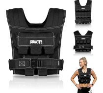 Gravity Fitness svara veste vīriešiem un sievietēm – regulējama svara veste 10 kg, 20 kg, 30 kg – ideāli piemērota kalistenikai, spēka treniņiem, ķermeņa svara treniņiem, skriešanai un fitnesam