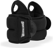 SPORTINATOR® roku un kāju svara aproces ar velcro aizdari – potīšu svari treniņiem, 2 gab. komplekts (2 x 0,5/1/1,5 kg potīšu svari sievietēm un vīriešiem)